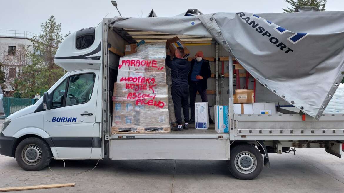 VILLA SAN GIUSEPPE PER L’UCRAINA: Arrivato il carico di materiale sanitario spedito da Villa San Giuseppe